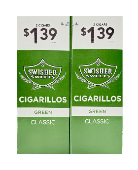 SWISHER 2F1.39 GREEN SWEET 30/2P