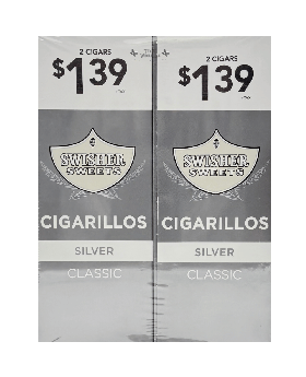 SWISHER 2F1.39 SILVER 30/2PK