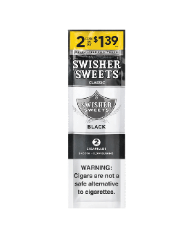SWISHER 2F1.39 BLACK 30/2PK