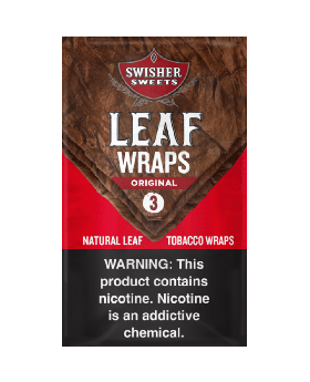 SWISHER LEAF WRAPS ORIGINAL 10CT