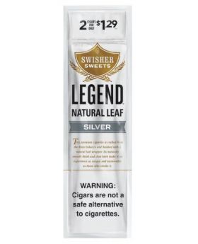 SWISHER 2F1.29 LEG SILVER 30/2PK