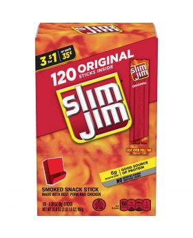 SLIM JIM 2/$0.89 .28 OZ 120CT