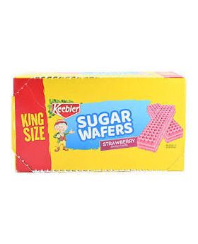 KEL SUGAR WAFERS STRAWBERRY 9CT
