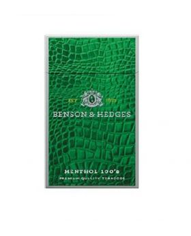 BENSON AND HEDGES MENTHOL 100 BO