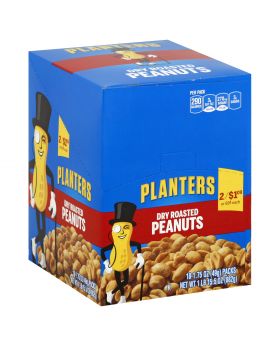 PLANTERS DRY ROASTED PEANUT 18CT