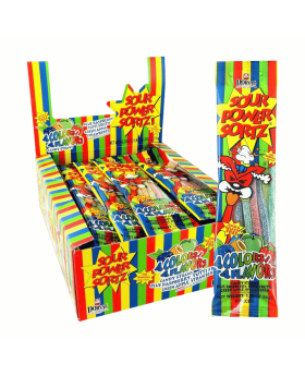 SOUR POWER STRAW SORTZ 4FLV 24CT
