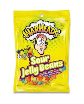 WARHEAD PEG S.JELLYBEANS 5OZ