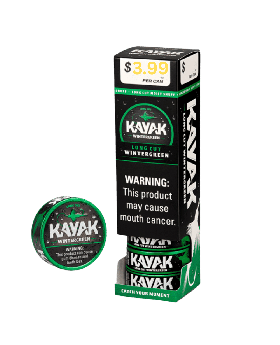 KAYAK $3.99 L/C WINTERGREEN 10CT