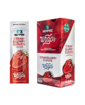 HEMPIRE WRAPS STRAWBLURRY 15/4PK