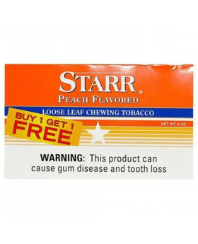 STARR CHEW PEACH B1G1 6PK