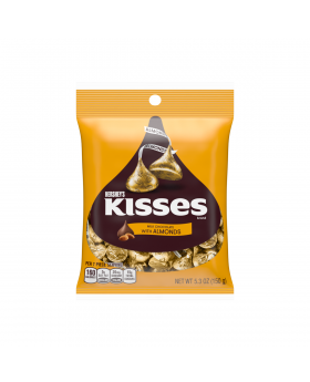 HERSHEY PEG KISSES W/AM 4.8OZ