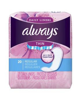 ALWAYS PANTILNR THIN UNSCENT 20C