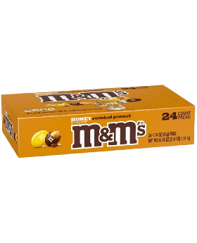M & M HONEY ROASTED NUT 24CT