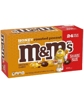 M & M HONEY ROASTED NUT KING 24C