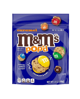 M & M PEG POP'D CARAMEL 5.5OZ