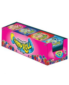 PUSH POP GUMMY ROLL 8CT