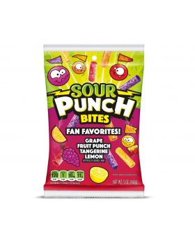 SOUR PUNCH PEG BITE FAVOR 5OZ