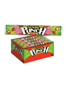 SOUR PUNCH STRAW STRAWBERRY 24CT