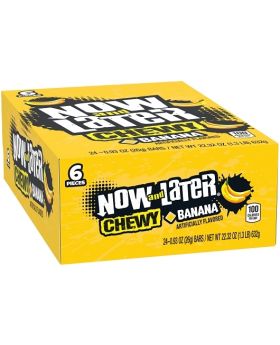 NOW & LATER CHEWY BANANA 24CT