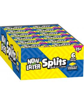 NOW & LATER SPLIT LEMON/RASP 24C