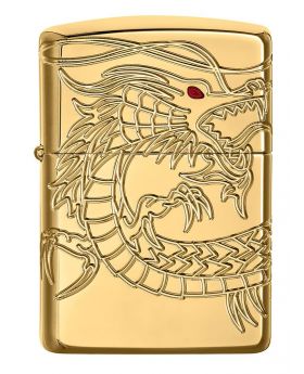 ZIPPO LIGHTER ASIAN DRAGON GOLD