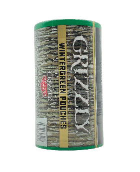 GRIZZLY POUCH WINTERGREEN 5CT
