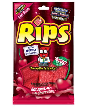 RIPS BITE PEG CHERRY 4OZ