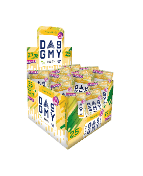 AGFN GUMMY D9 27MG PINEAPP 25CT