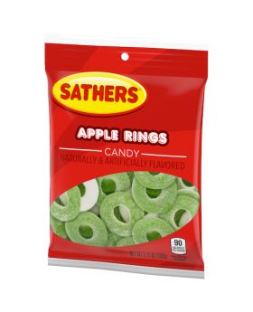 SATHER GUMMI APPLE RING 12CT