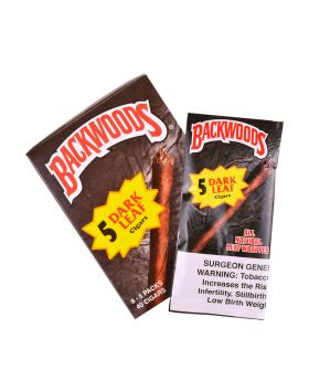 BACKWOODS 5PK DARK LEAF 8CT