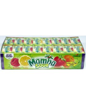 MAMBA MINI FRUIT SOUR CHEW 48CT