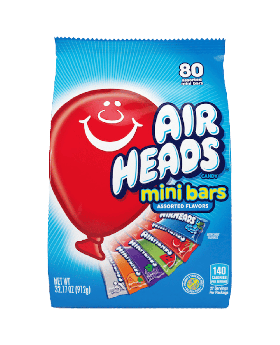 AIR HEAD MINI BARS ASSORTED 80CT