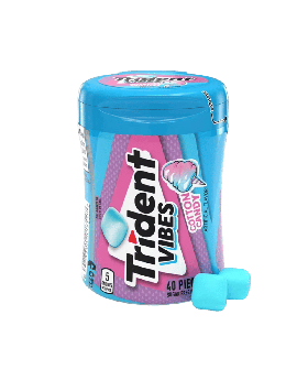 TRIDENT 40 PC COTTON CANDY 6CT