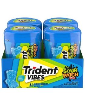 TRIDENT 40 PC JAR BLUE RASP 6CT