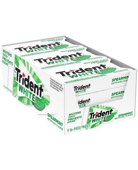 TRIDENT WHITE SPEARMINT 9CT