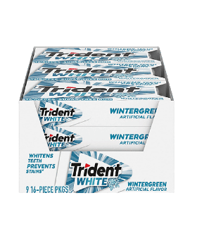 TRIDENT WHITE WINTERGREEN 9CT