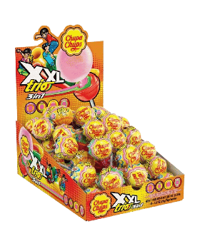CHUPA CHUPS LOLLIPOPS FRUITY 48C