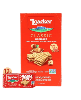 LOACKER WAFER HAZELNUT 12CT