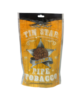 TIN STAR PIPE TOBACCO GOLD 3OZ