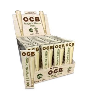 OCB CONES ORG HEMP 70MM 10PK 32C