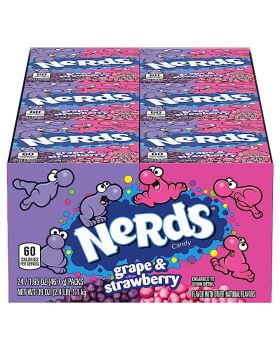 NERDS GRAPE STRAWBERRY 24CT