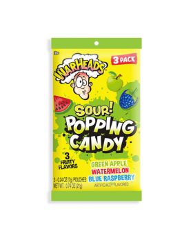 WARHEAD 3PK POPPING CANDY 12CT