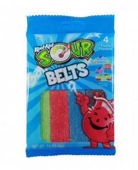 KOOL-AID PEG SOUR BELTS 3.5OZ 12