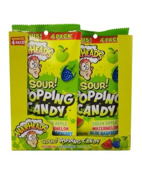 WARHEAD 4PK POPPING CANDY 12CT