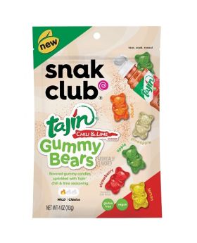 SNAK CLUB TAJIN BEARS 4OZ 1CT