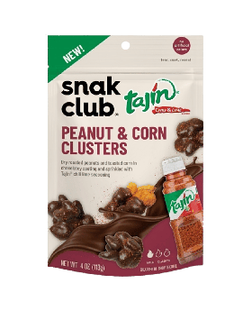 SNAK CLUB TAJIN CHOCO PEA 4OZ 1C