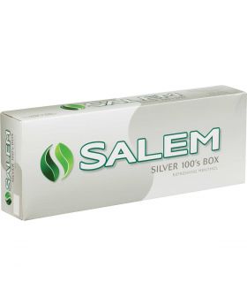 SALEM MEN SILVER 100 BOX