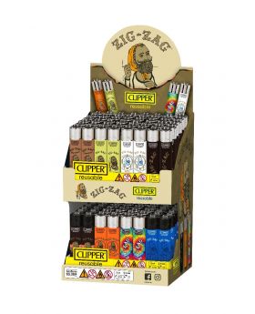 CLIPPER LIGHTER ZIG-ZAG DISPLAY