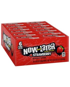 NOW & LATER STRAWBERRY 24CT