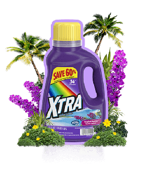 XTRA DETERGENT TROPIC 57.6OZ 6CT